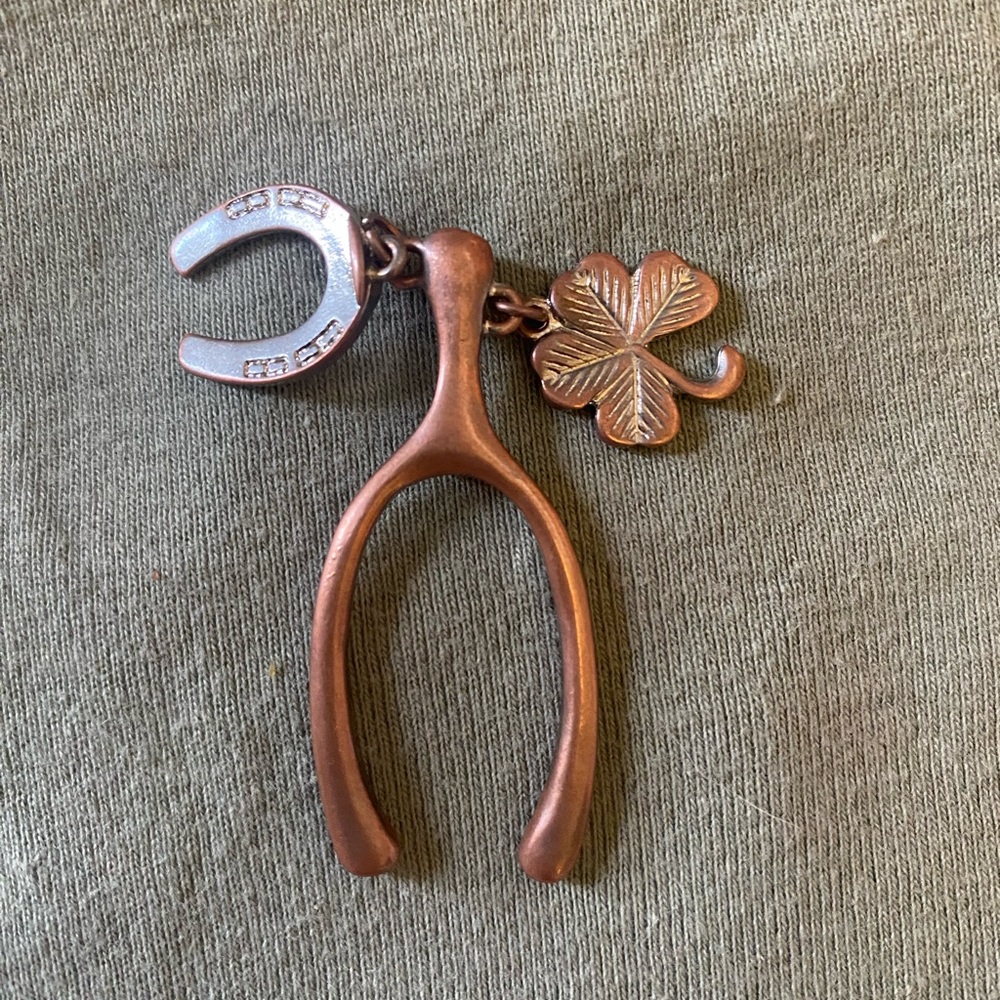 Lucky Wishbone Pendant